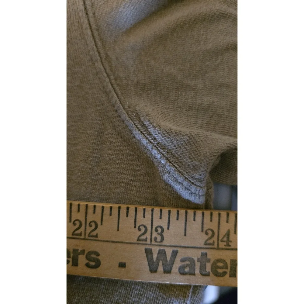 Carhartt T Shirt Mens L Brown Chest Pocket Original Loose Casual Workwear Crew - Picture 8 of 9